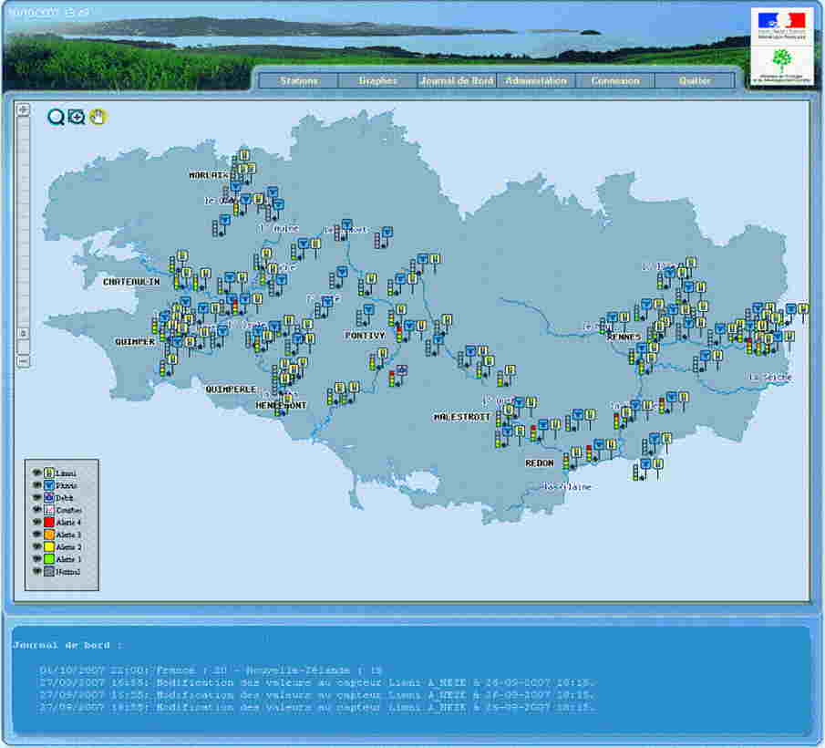 National hydrometric data supervisor logo